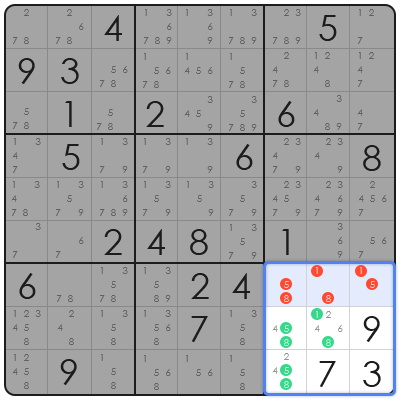 swordfish pattern sudoku